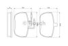 BOSCH 0 986 467 590 Brake Pad Set, disc brake